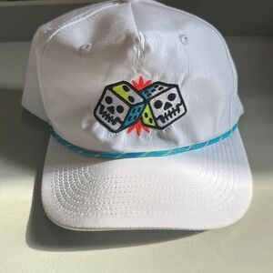 Night Watch Studios Men's White Snapback Trucker Cap One Size Fits All‎